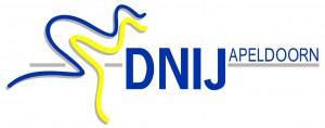 Logo van DNIJ schaats- en skeelervereniging uit Apeldoorn