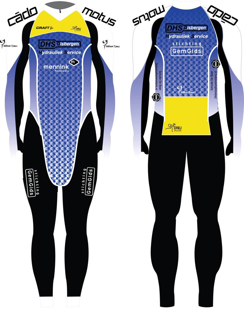 Ontwerp schaatspak 2011